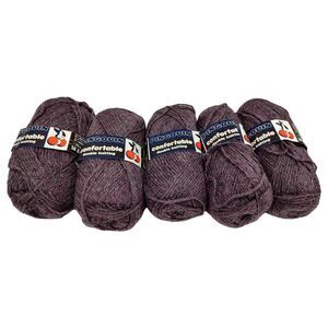 5-PK Vintage Pingouin Comfortable Double Knit Yarn Color #56 Wool Acrylic Mohair